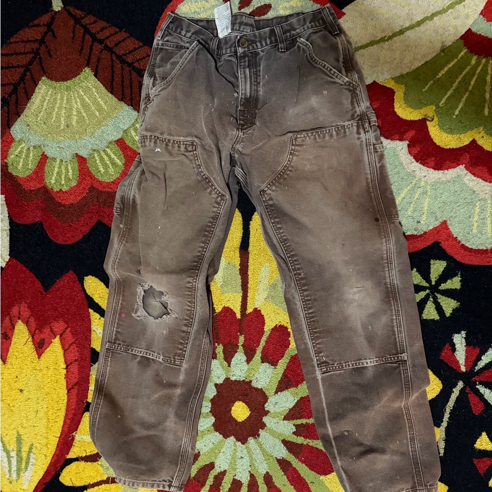 Worn in vintage Carhartt pants